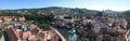 Panoramic view over Cesky Krumlov - Krumau, Czech Republic